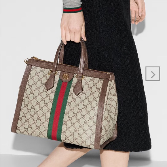 Gucci Ophidia Medium Top Handle Bag - Picture 9 of 16